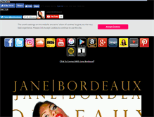 Tablet Screenshot of janebordeaux.com